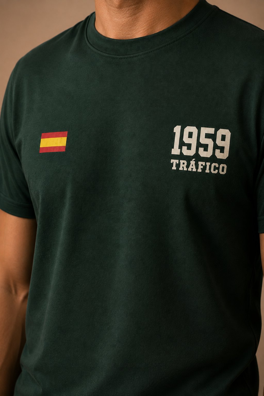 Camiseta Guardia Civil Tráfico 1959 – Verde Botella - imagen 2