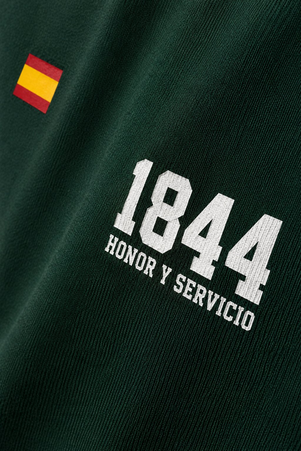 Camiseta Guardia Civil 1844 Honor y Servicio – Verde Botella - imagen 2