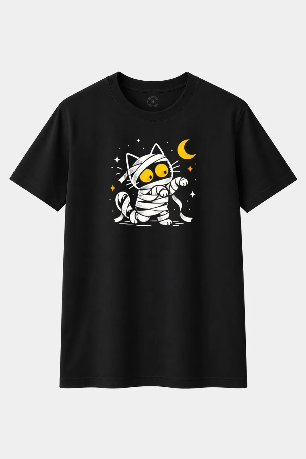 Camiseta Gato Momia – Vendado pero con Actitud - imagen 1