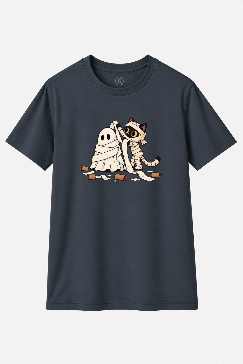 Camiseta Mummy Cat – Halloween Social Club - imagen 1