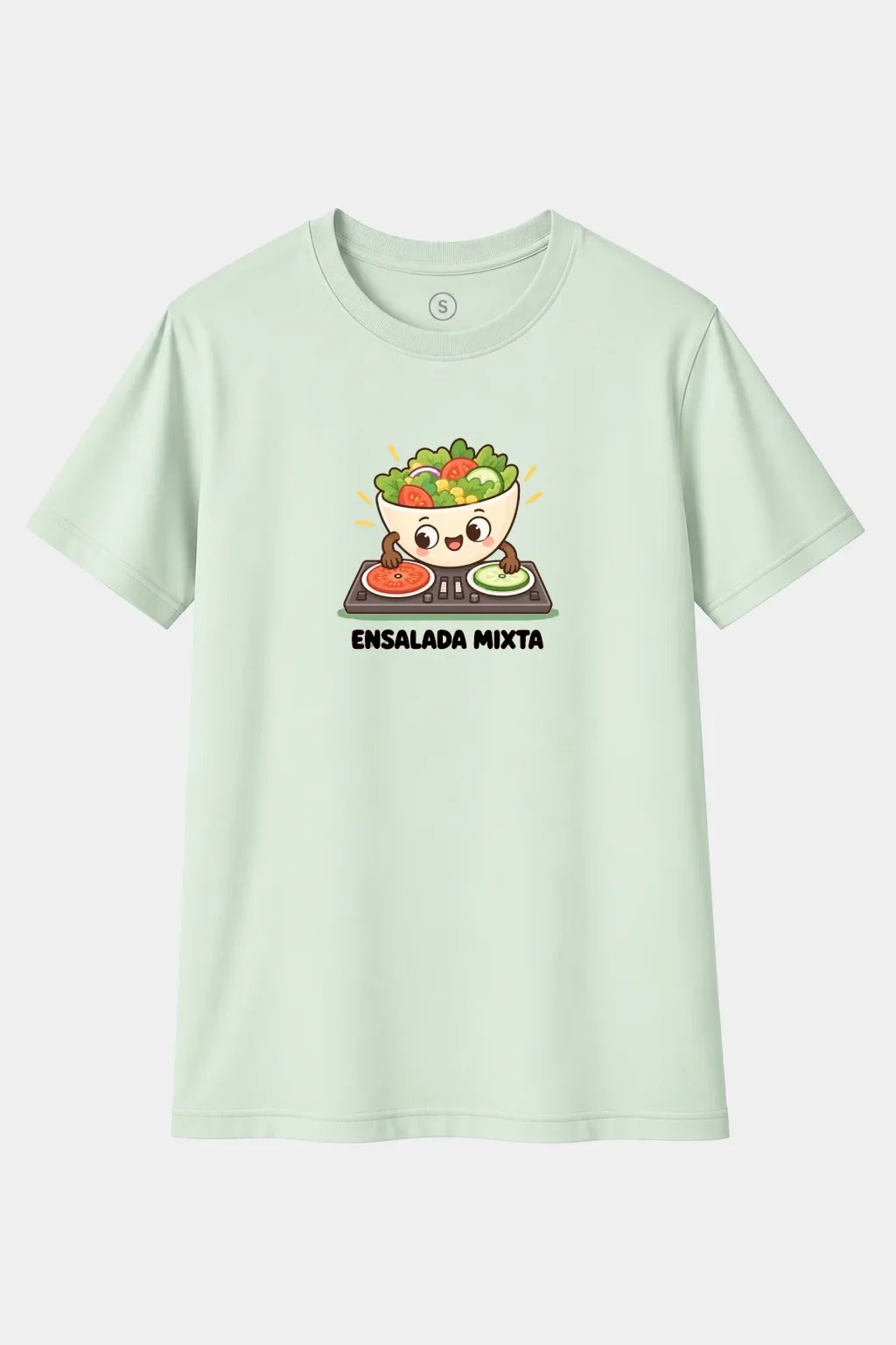 Camiseta Ensalada Mixta – Humor, Música y Juego de Palabras Divertido - imagen 1