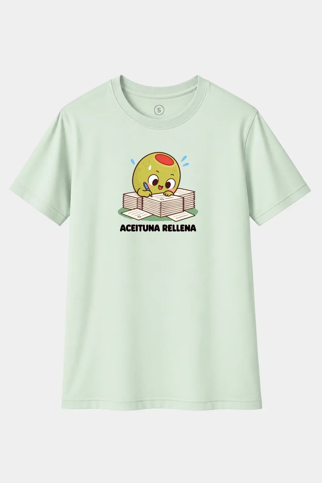 Camiseta Aceituna Rellena – Humor, Juego de Palabras y Diseño Divertido - imagen 1