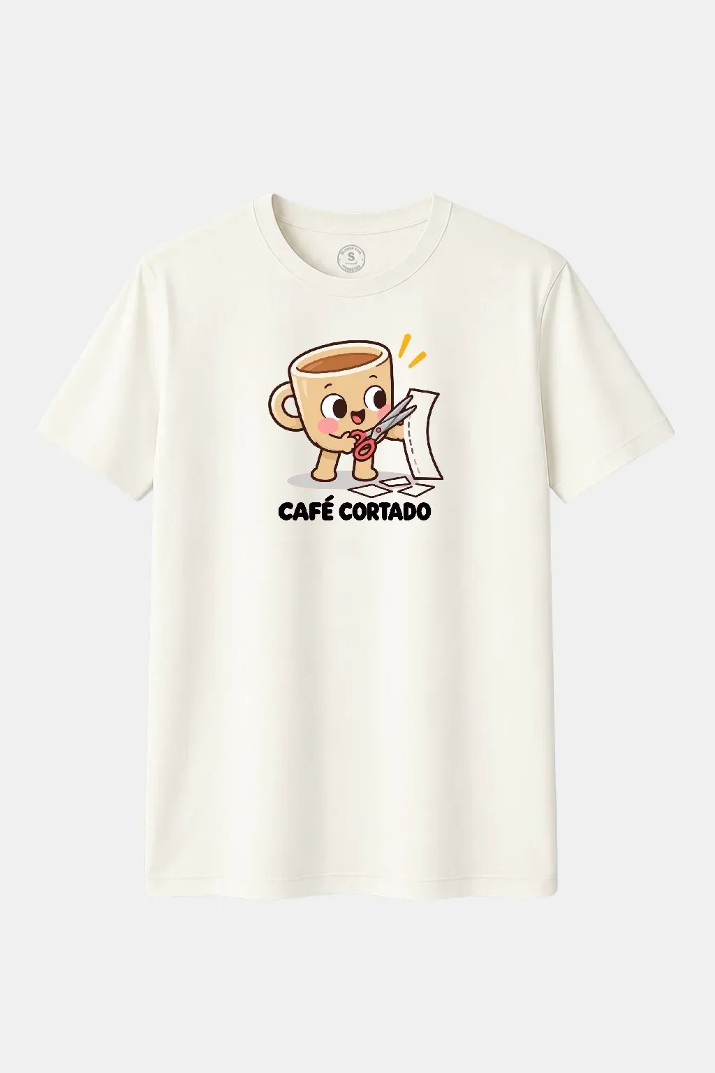 Café Cortado – Diseño Gracioso con Juego de Palabras - imagen 1