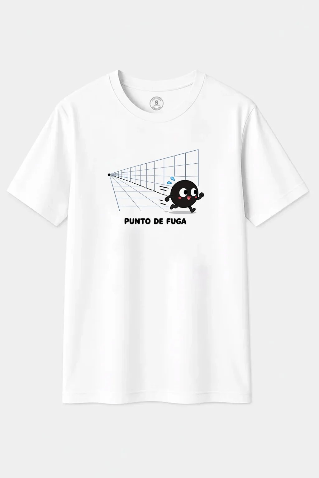 Camiseta Punto de Fuga – Humor con Perspectiva - imagen 1