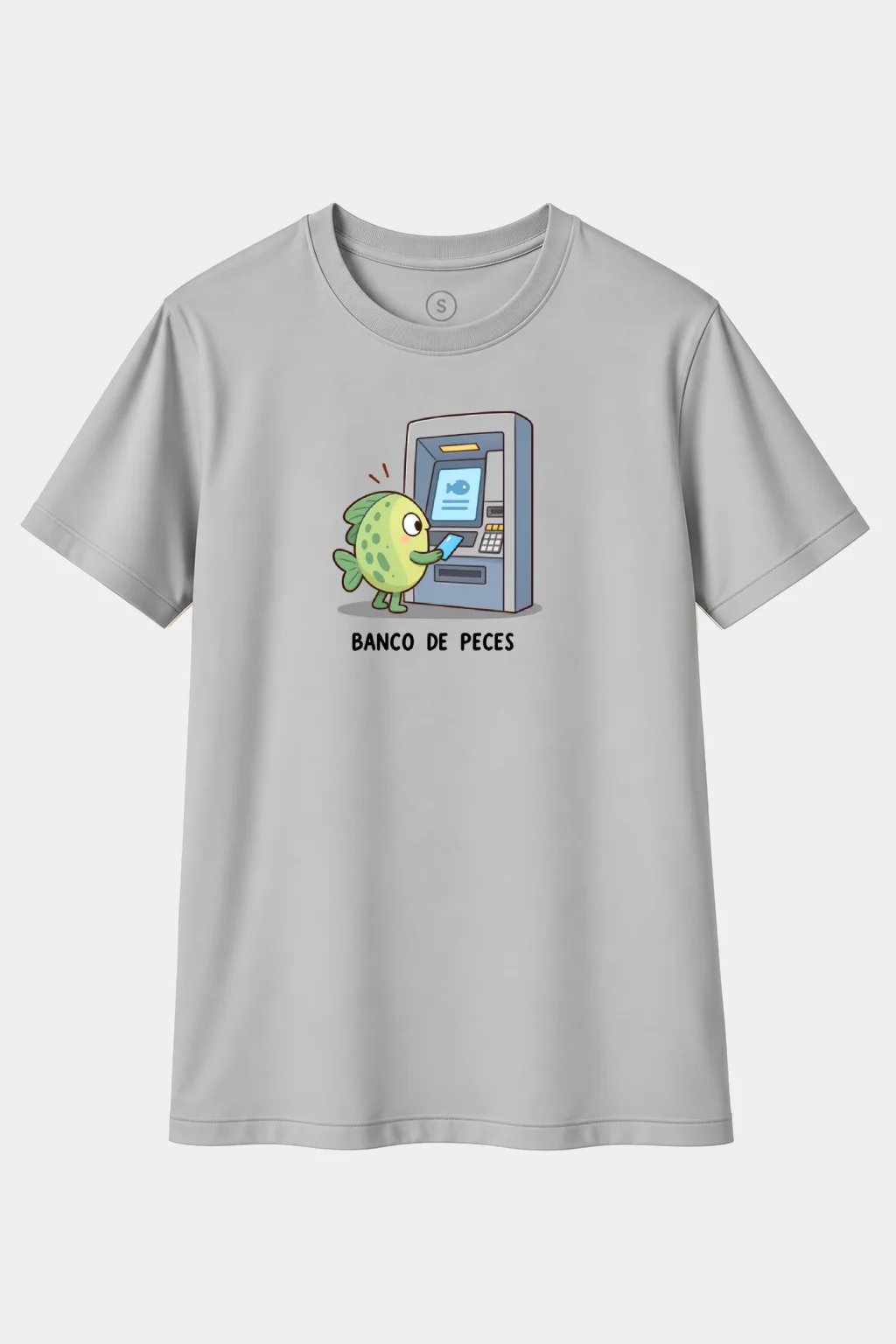 Camiseta Banco de Peces – Humor Marino y Juego de Palabras - imagen 1