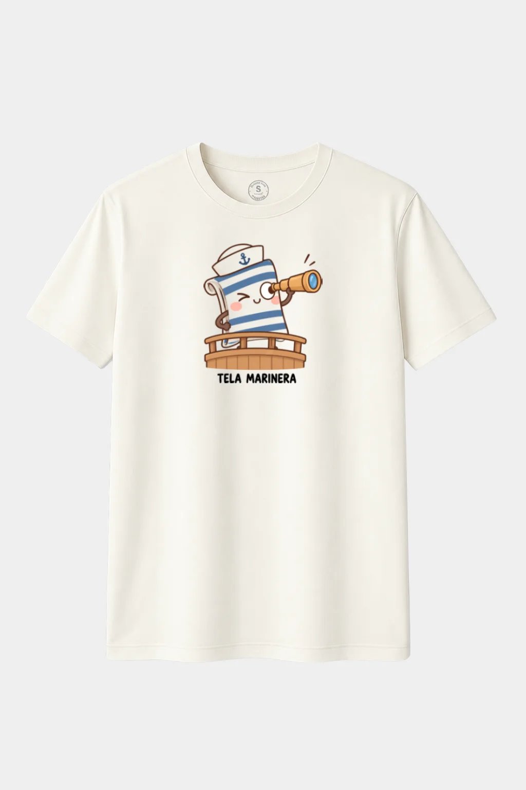 Camiseta Tela Marinera – Humor Marinero con Juego de Palabras - imagen 1