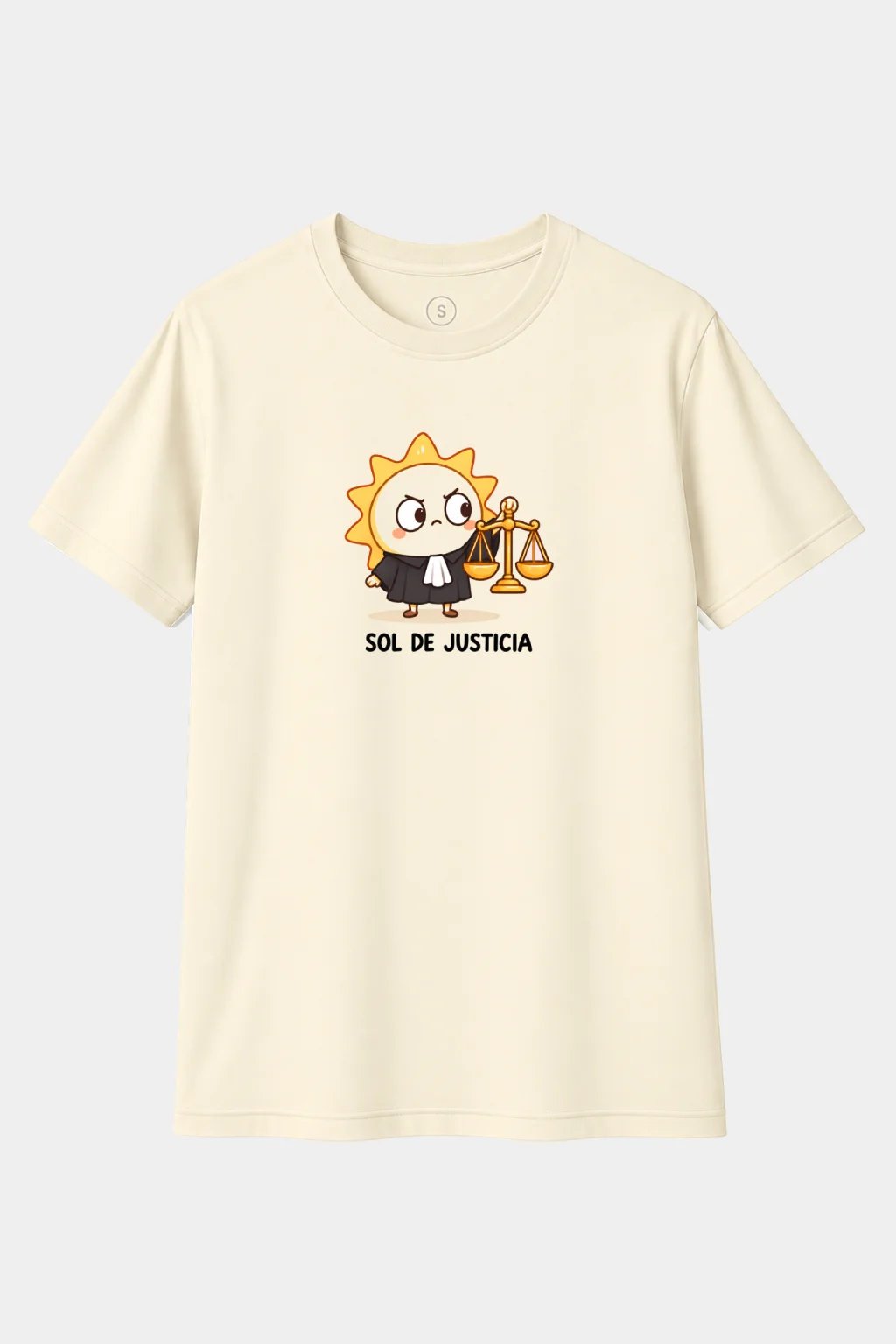 Camiseta Sol de Justicia – Humor Legal y Juego de Palabras - imagen 1