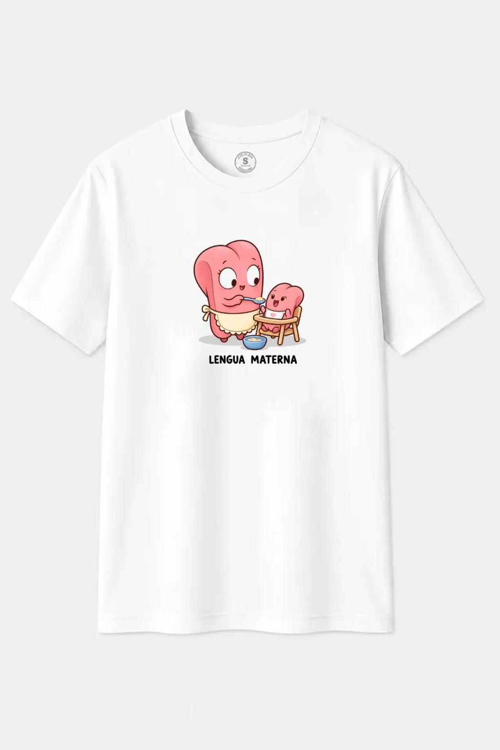 Camiseta Lengua Materna – Humor Familiar y Juego de Palabras - imagen 1