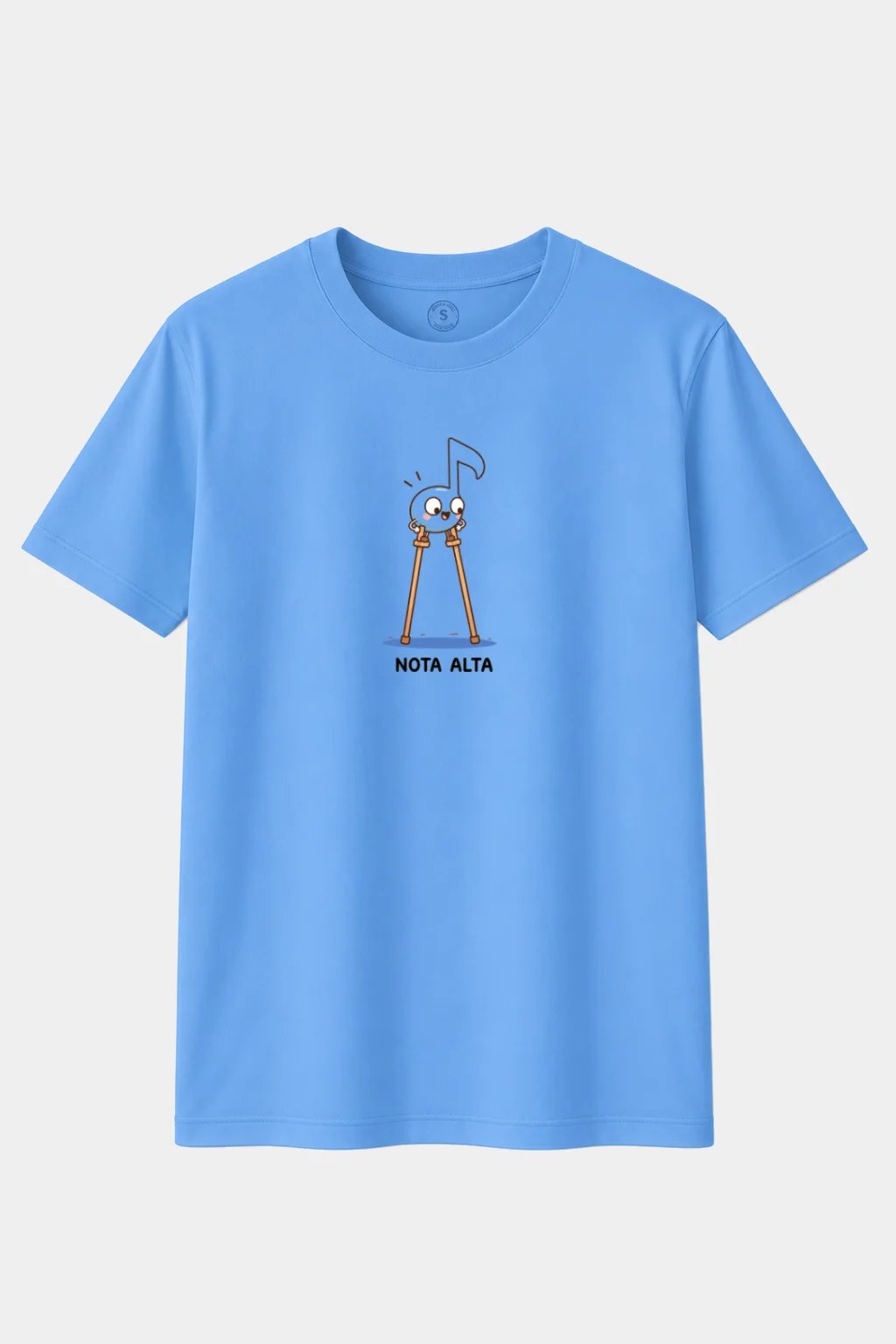 Camiseta Nota Alta – Humor Musical y Juego de Palabras - imagen 1