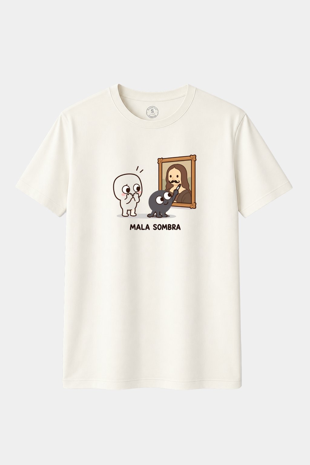 Camiseta Mala Sombra – Humor de Arte y Juego de Palabras - imagen 1