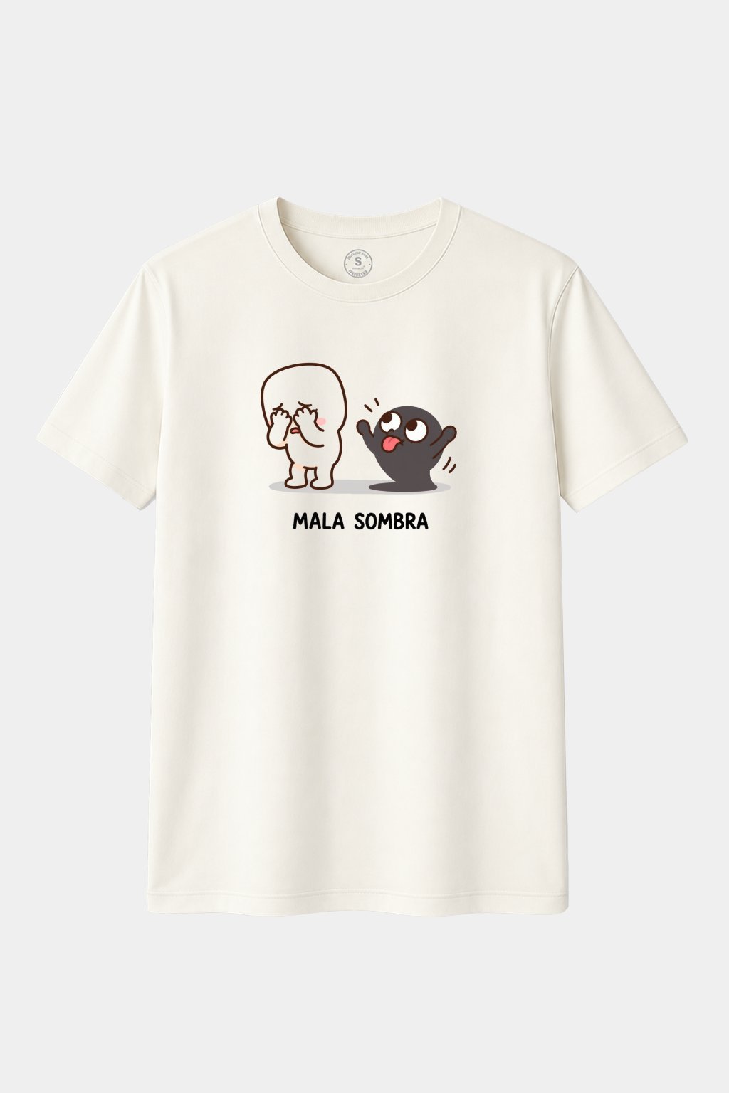 Camiseta Mala Sombra – Camiseta Divertida con Humor - imagen 1