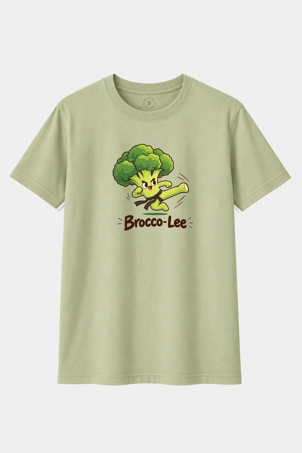 Camiseta Brocco-Lee – Brócoli Karateka con Humor Friki - imagen 1