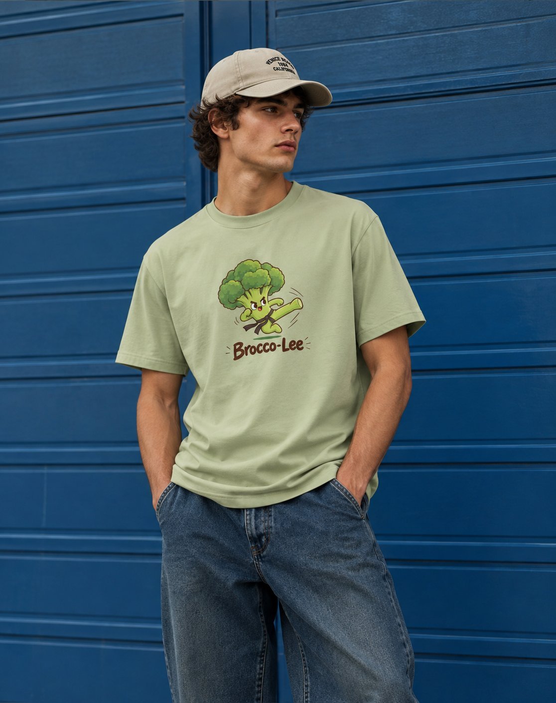 Camiseta Brocco-Lee – Brócoli Karateka con Humor Friki - imagen 2