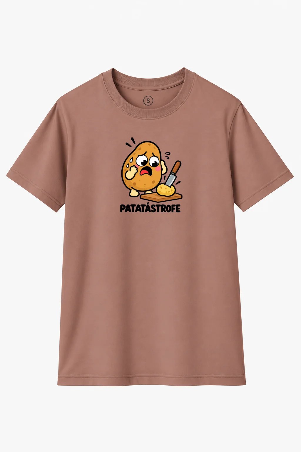 Camiseta Patatástrofe – Diseño Gracioso con Juego de Palabras - imagen 1