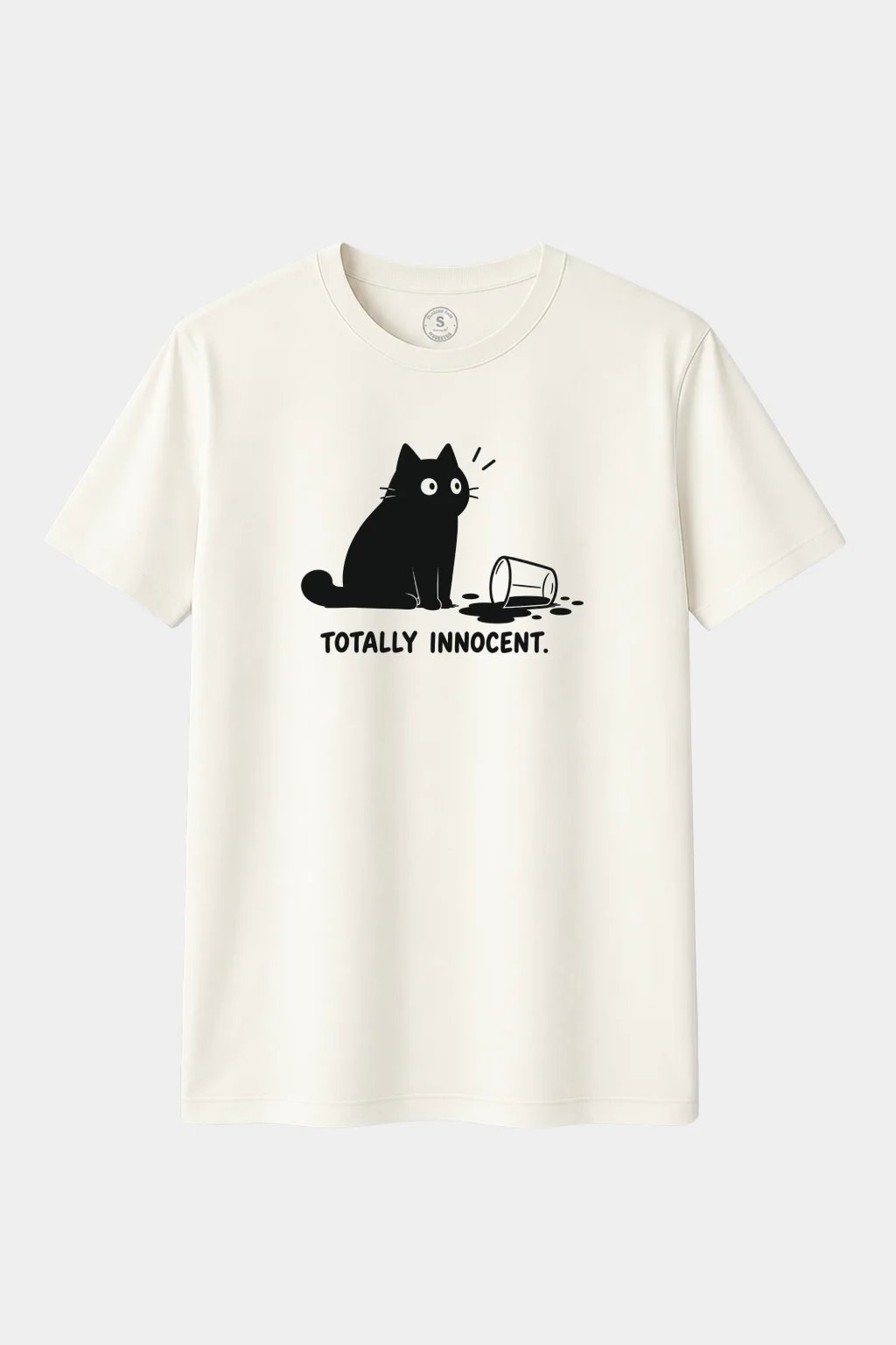 Camiseta Totally Innocent – Gato Inocente - imagen 1