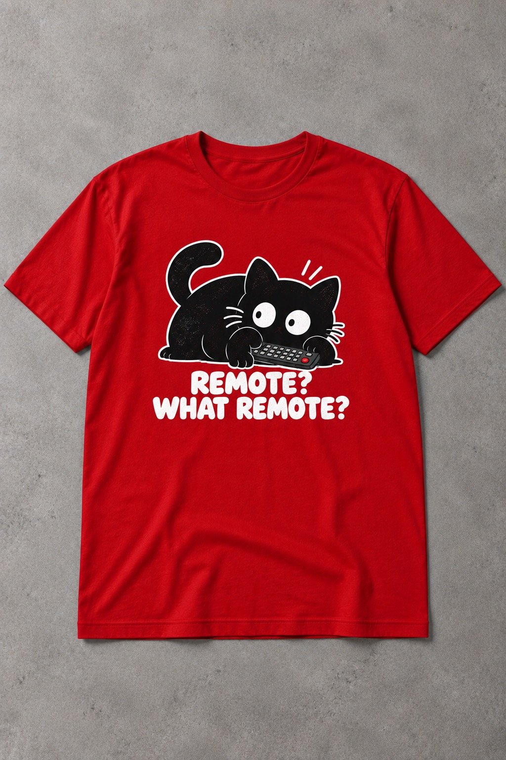 Camiseta de Gato Remote? What Remote? - imagen 1
