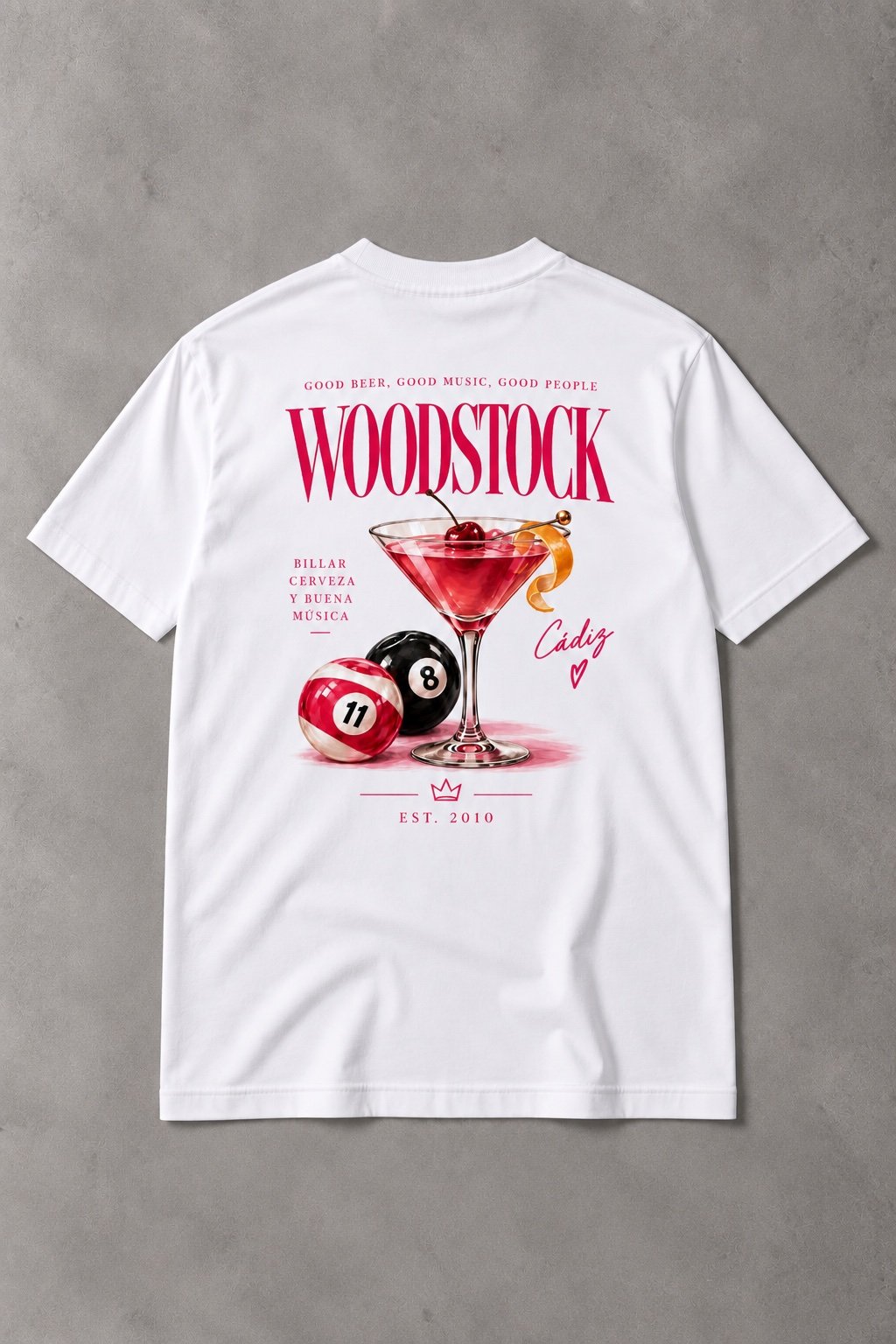 Camiseta Woodstock Cádiz Cocktail Club - imagen 1