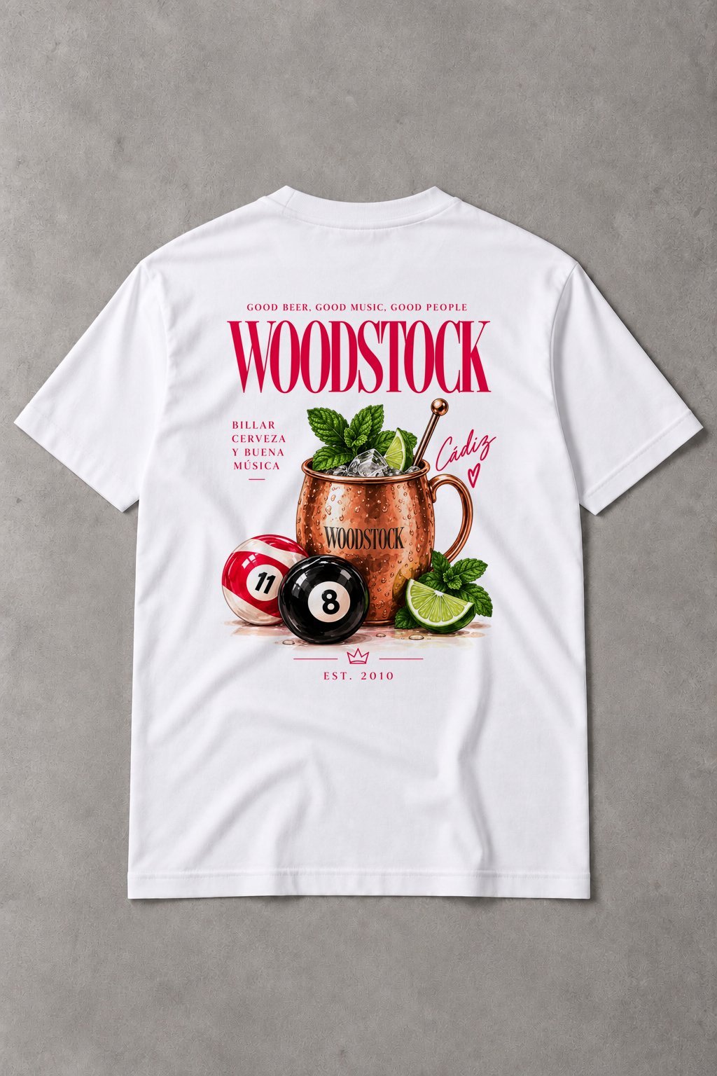 Camiseta Woodstock Cádiz Copper Cocktail - imagen 1