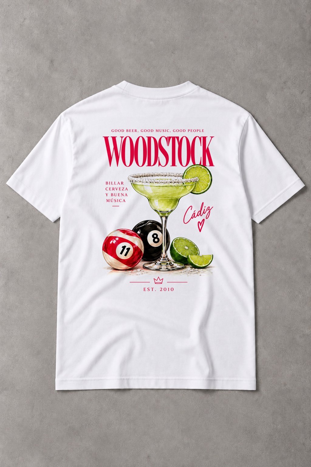 Camiseta Woodstock Cádiz Margarita Club - imagen 1