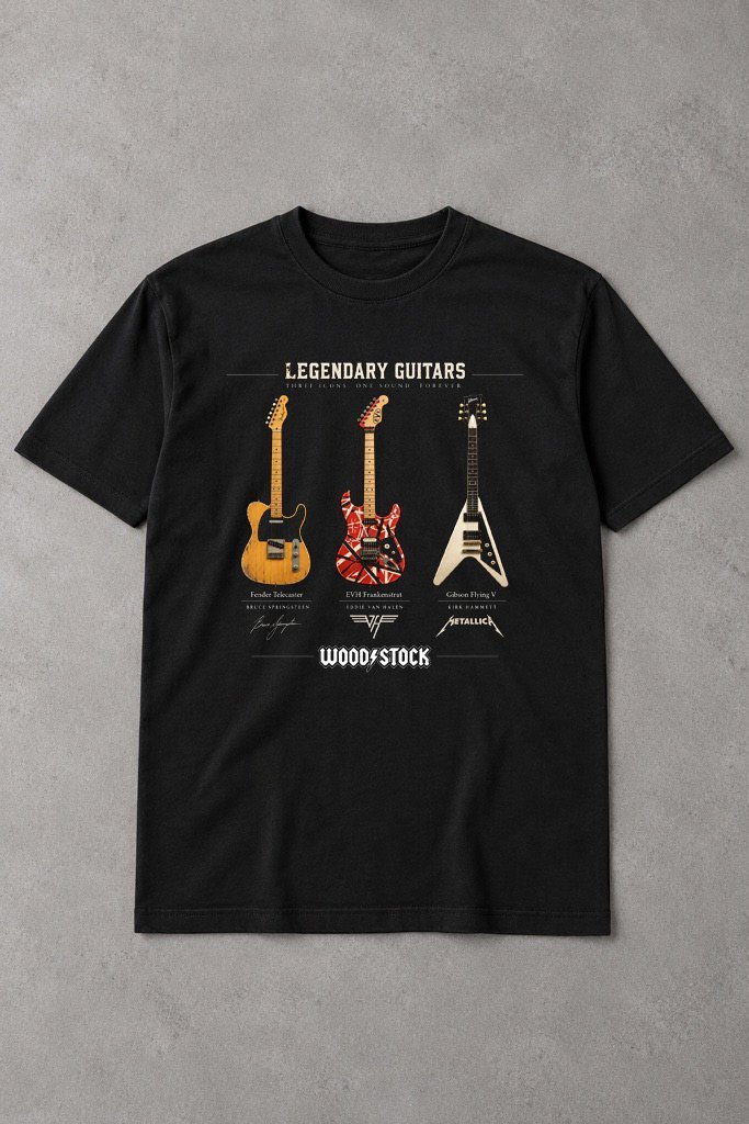 Camiseta Woodstock Cádiz Guitar Legends 2 - imagen 1